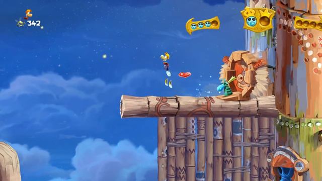 Rayman Legends | Back To Origin | Skyward Sonata | 100% смотреть онлайн