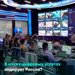 В каких цифровых услугах лидирует Россия?