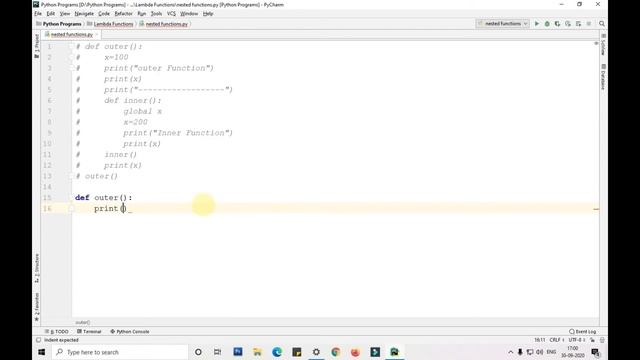 Nested Functions in Python | 111 Day code Challenge | Programming with Gautam смотреть онлайн