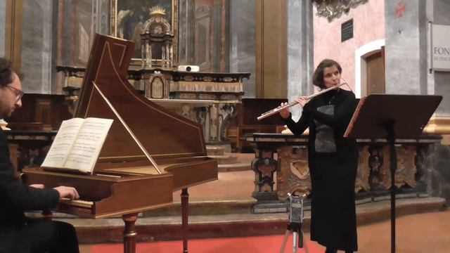 Bach Trio Sonata BWV526 per flauto e clavicembalo смотреть онлайн