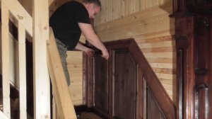 Дачный Вайнскот своими руками или как дёшево и сердито отделать лестницу на даче