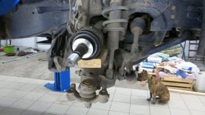 Lexus Lx570. Замена переднего ступичного подшипника. Часть 2.