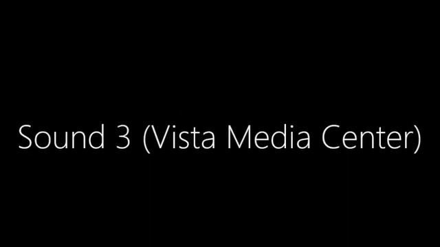 Windows Media Center Sounds