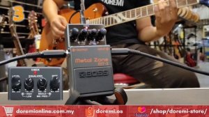 Best setting for BOSS Metal Zone MT-2!!! #teamDOREMi #BOSS