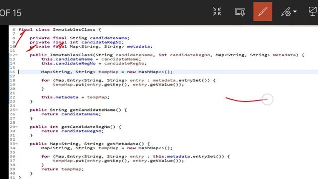 Immutable classes- Java Interview Questions