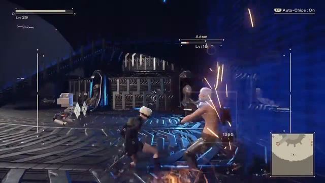 NieR:Automata Route B Adam Alien Bunker Boss Fight смотреть онлайн