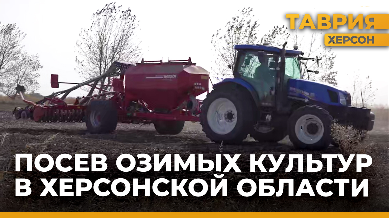 В Херсонской области начались работы осенней посевной кампании