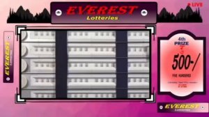 LIVE LOTTERY LIVE NEPAL EVEREST DAY 03:00 PM 07.10.2023 NEPAL EVEREST LOTTERY DRAW