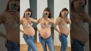 PREGNANCY TRANSFORMATION (20-40) / Беременность по неделям за 1 минуту
