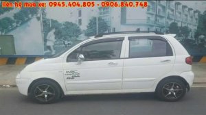 52 triệu, Bán xe Daewoo Matiz SE đời 2001, màu trắng