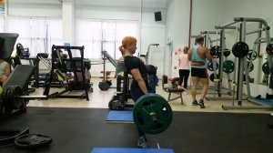 Julia Zaugolova - deadlift from blocks 200 kg (440 lbs) x 5 reps