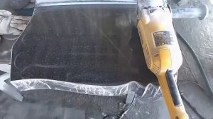 Полировка гранита. качество не хуже станка.