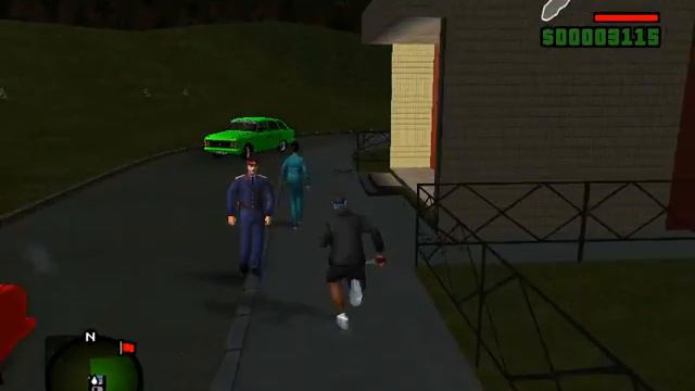 GTA:CR - 19 - Безумный парень дразнит и режет прохожих 2 D