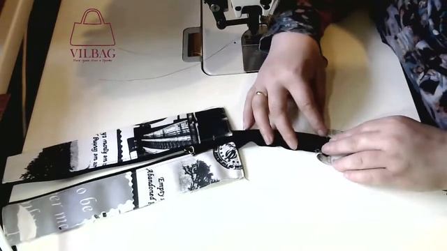 Как оформить хвостик молнии тканью смотреть онлайн