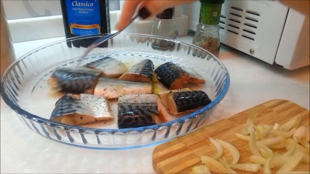 Вкуснейшая скумбрия за 10 минут