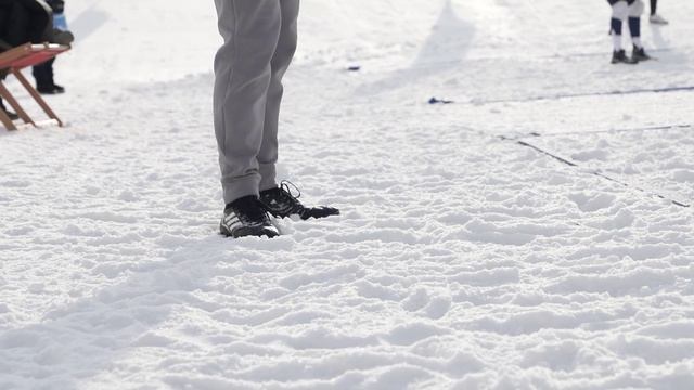Специальный репортаж Ольги Хрипуновой о мастерах волейбола на снегу