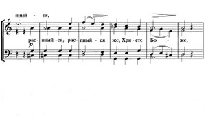 «Единородный Сыне» П. Чесноков ор. 9-3