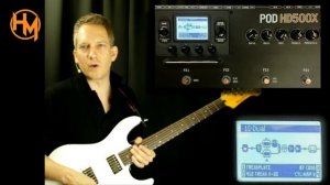 Line 6 POD HD500x How to create crunch, lead and dual patches