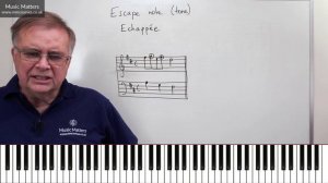 Escape Notes (Non-Harmonic Tones) - Music Theory