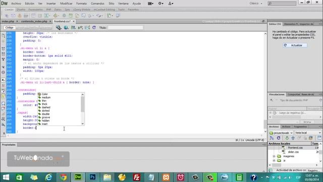 Capitulo 28 - Página Web Desde Cero En PHP Con Dreamweaver, Photoshop, XAMPP, CSS Y JQuery
