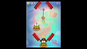 Cut the Rope: Time Travel Level 3: Pirate Ship 3 Stars Walkthrough