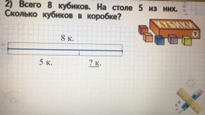 Составление схем к задачам (1 класс)