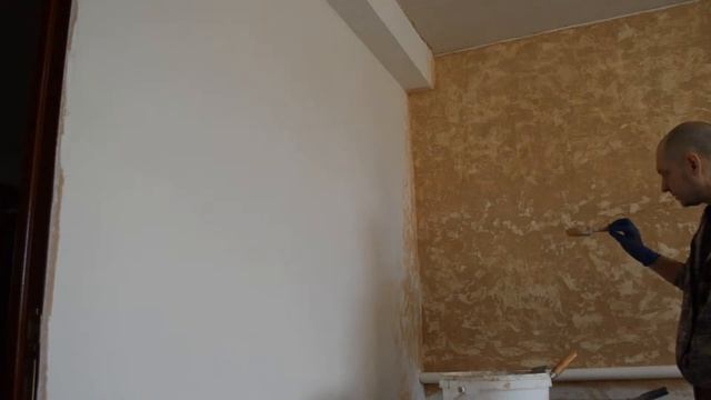 Декор стен под венецианку. Осенняя листва. часть 1 смотреть онлайн