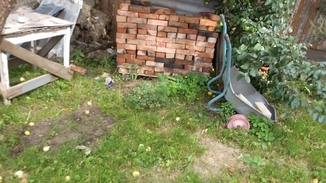 Мангал в Смиловичах из старого кирпича: 3) Приступаю к работе смотреть онлайн