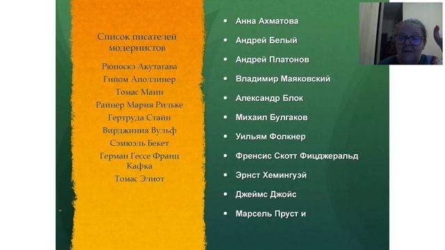 Модернизм и постмодернизм в литературе (отрывок лекции)