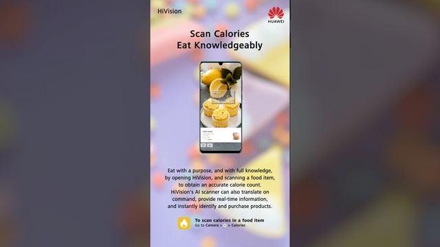 Huawei How-To: Scan Calories