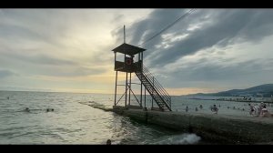 Отпуск в Адлере. Часть вторая. Чкаловский пляж.