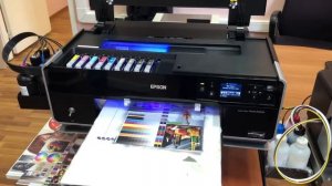 УФ принтер А3+r3000UV печать на алюминии в режиме Syncroprint