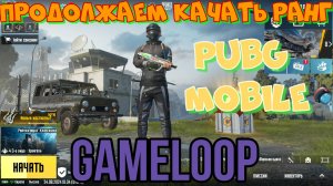 Продолжаем прокачивать ранг в PUBG Mobile через эмулятор GameLoop.Развлекаемся.Общаемся.Заходи!