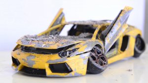 Lamborghini Aventador - Реставрация модели авто\\ Крутые идеи для подростков!