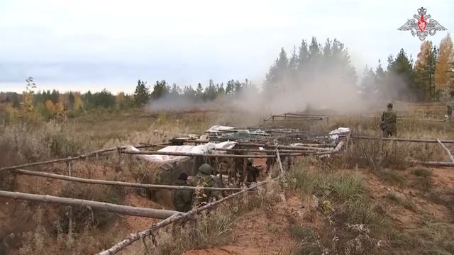 Подготовка мобилизованных на полигоне «Лужский» в Ленинградской области