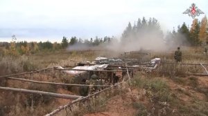 Подготовка мобилизованных на полигоне «Лужский» в Ленинградской области