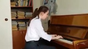 В.А.Моцарт, "Соната до минор", кехель 457. Исполн.Чугунова А.