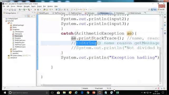JAVA PROGRAMMING 10-01-2019 смотреть онлайн