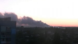 В Новомосковске снова горит "мусорка"