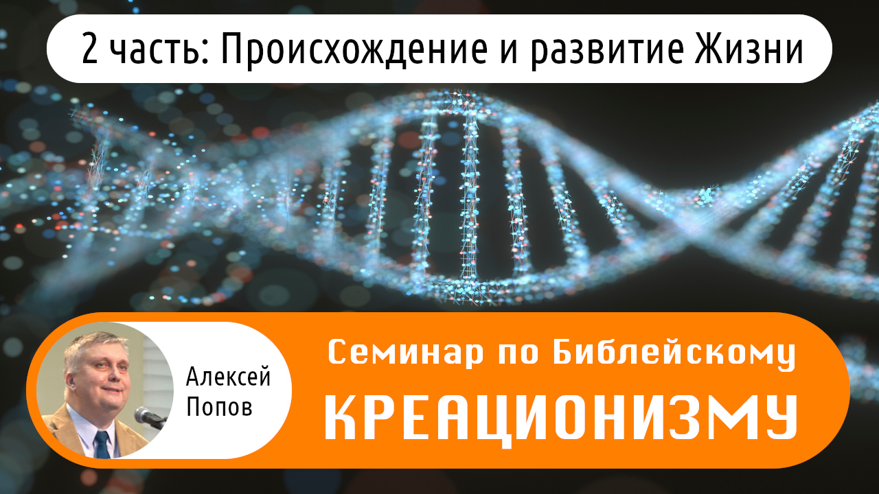 Семинар по Библейскому Креационизму (2 часть: Происхождение и развитие Жизни)