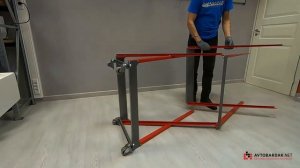 Инструкция: сборка стеллажа для хранения шин