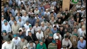 На мажлисе в с. Дылым (Открытие мечети).