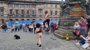 Amazing street  entertainer | Fringe Festival | Scotland Edinburgh