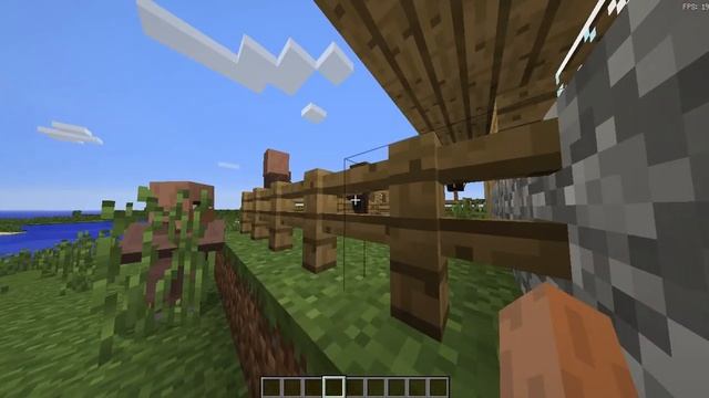 ПОЧЕМУ ЖИТЕЛЬ ВСЕГДА СТОИТ ТУТ В МАЙНКРАФТ!