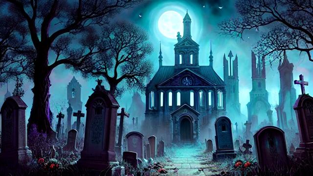 Deadzone - Dark Creepy Graveyard Ambience | Dark Atmospheric Music смотреть онлайн