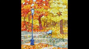 Мозаичное кракле из яичной скорлупы.