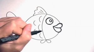 Рисунок РЫБА / Как нарисовать РЫБКУ / Урок рисования для начинающих / How to draw a fish