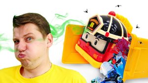 Веселая школа Кирилла: ого, сколько мусора! Развивающие видео для детей про машинки