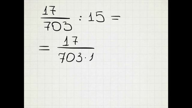 Деление дробей на натуральное число B2 смотреть онлайн