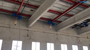 Монтаж Тельфера и Монорельса для Льнокомбината